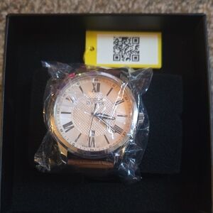 Invicta Silver and Brown Men's Watch